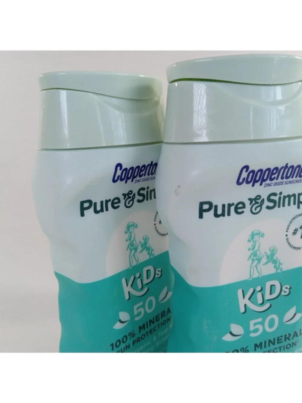 3 Coppertone Pure & Simple Kids Sunscreen SPF 50 Mineral Sun Protection 6oz